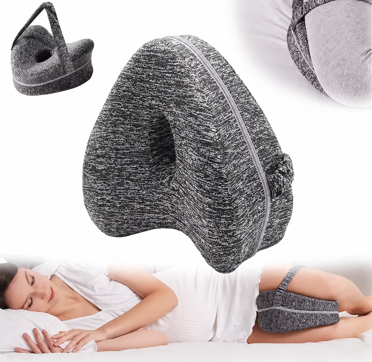 Poduszka Ergonomiczna NocUlgi — Ulga w Bólu Biodra, Pleców i Rwie Kulszowej